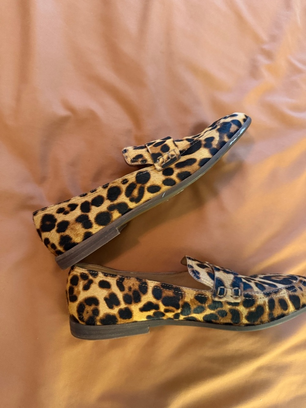 Madewell Leopard Print Loafers in Tan and Black - Picture 4 of 5